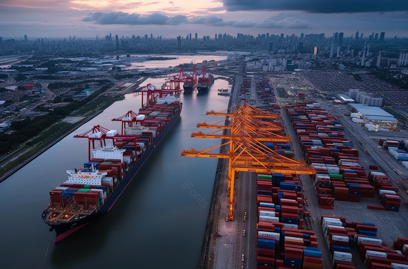 曼谷集装箱港口和物流的鸟瞰图天空城市建筑货物运输,高清,摄影图,摄影图片,图片大全,摄影图免费下载